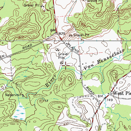 Topographic Map of Saint Lawrence County, NY