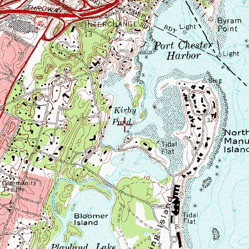 Topographic Map of Kirby Pond, NY