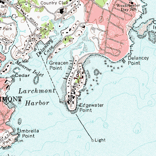 Topographic Map of Satans Toe, NY