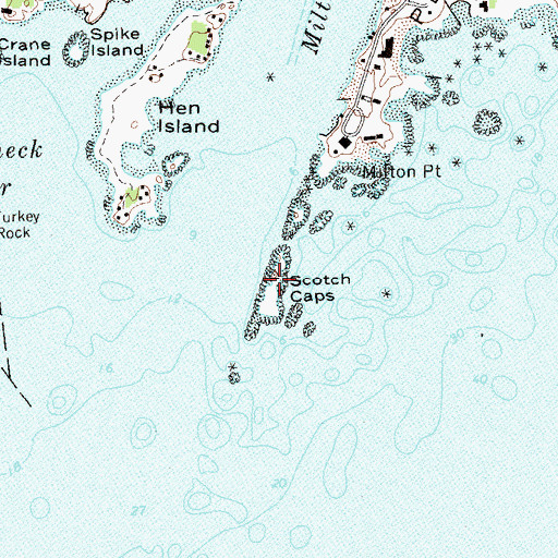 Topographic Map of Scotch Caps, NY