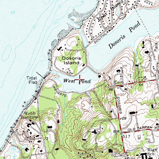 Topographic Map of West Pond, NY