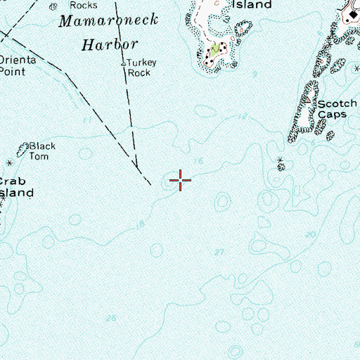Topographic Map of Ship Rock, NY