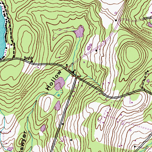 Topographic Map of School Number 13 (historical), NY