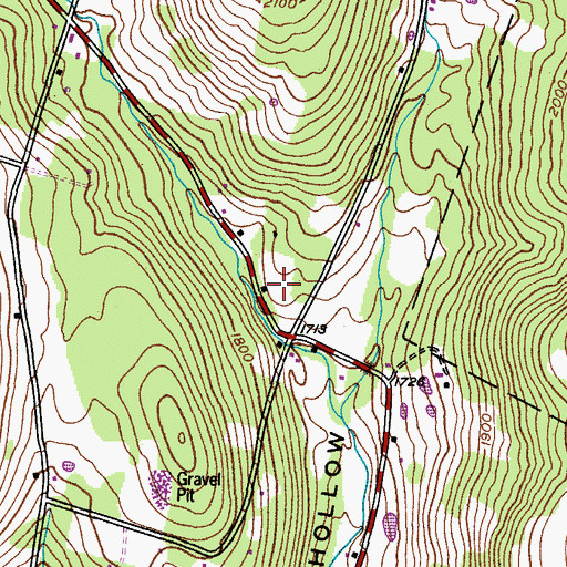 Topographic Map of School Number 7 (historical), NY
