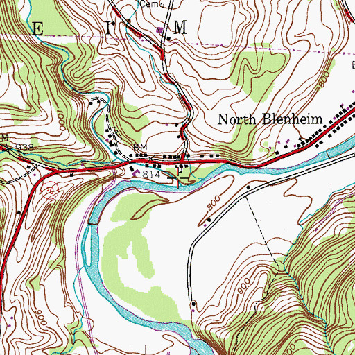 Topographic Map of West Kill, NY