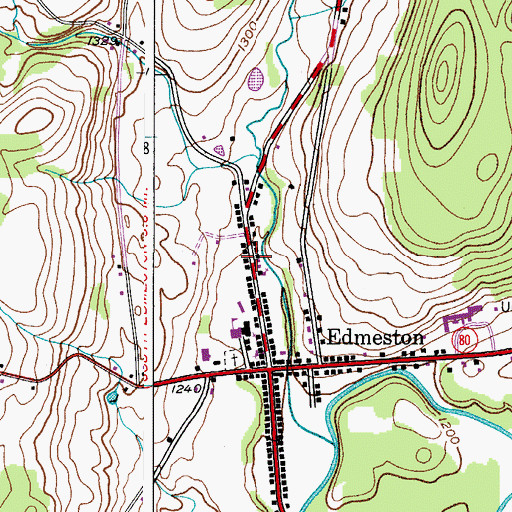 Topographic Map of Church of the Nativity, NY