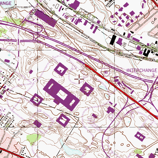 Topographic Map of WCDB-FM (Albany), NY