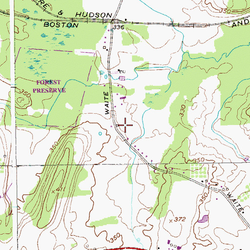 Topographic Map of WVKZ-FM (Clifton Park), NY