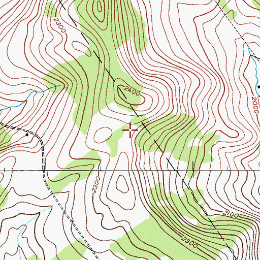 Topographic Map of WDHI-FM (Delhi), NY