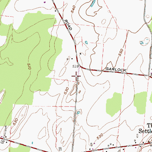 Topographic Map of WLKC-FM (Henderson), NY