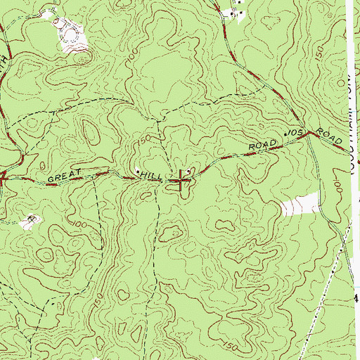 Topographic Map of WHFM-FM (Southampton), NY