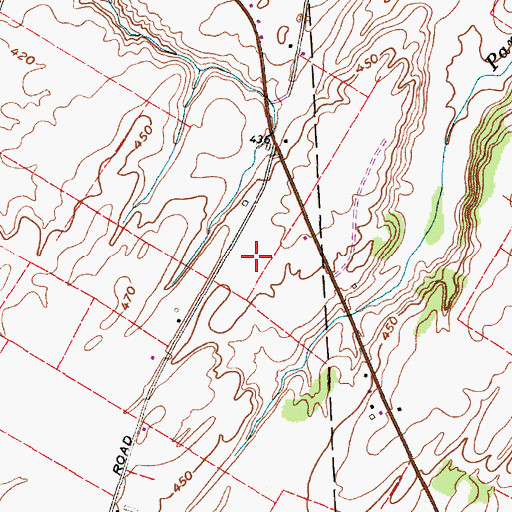 Topographic Map of WTNY-FM (Watertown), NY