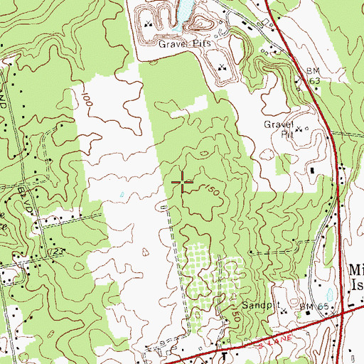 Topographic Map of WHSI-TV (Smithtown), NY