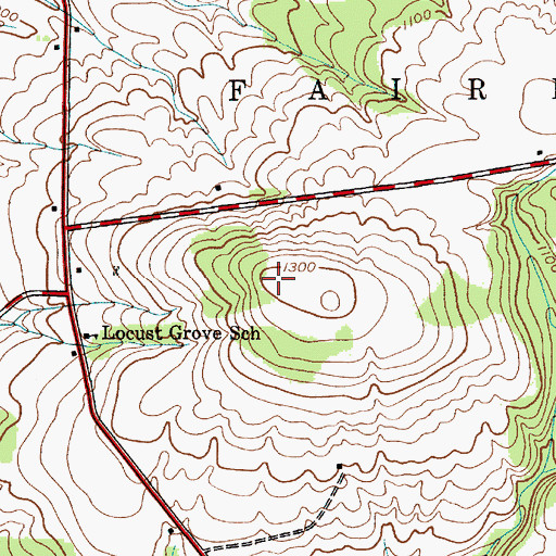 Topographic Map of WKTV-TV (Utica), NY