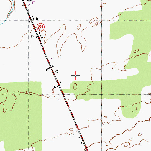 Topographic Map of Gaines Valley Aviation, NY