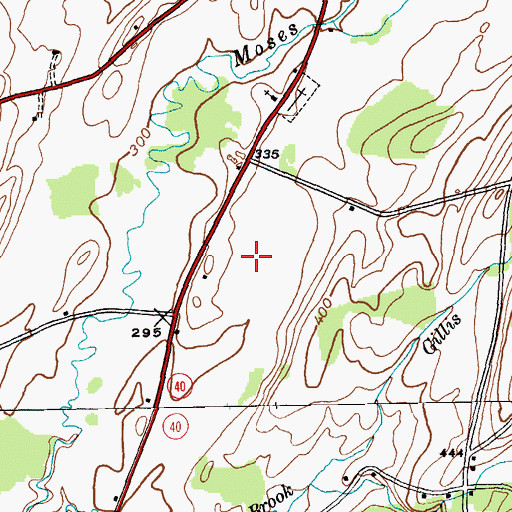 Topographic Map of Argyle Airport, NY