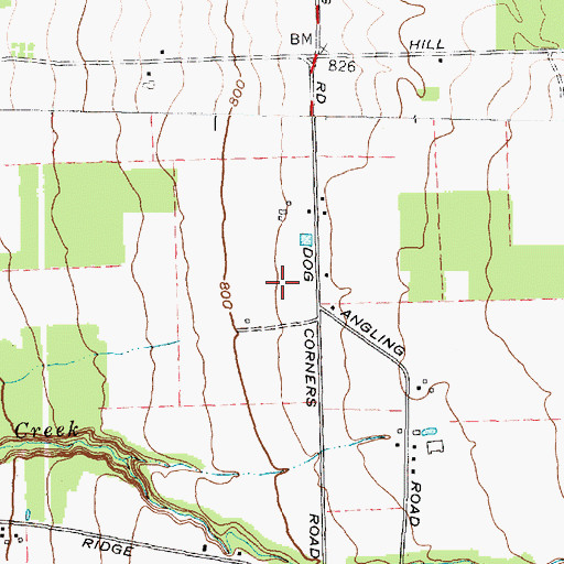 Topographic Map of Match Mate Airport, NY