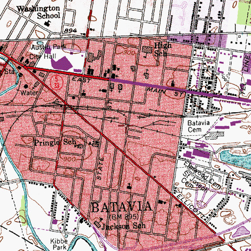 Topographic Map of Gautieri Heliport, NY