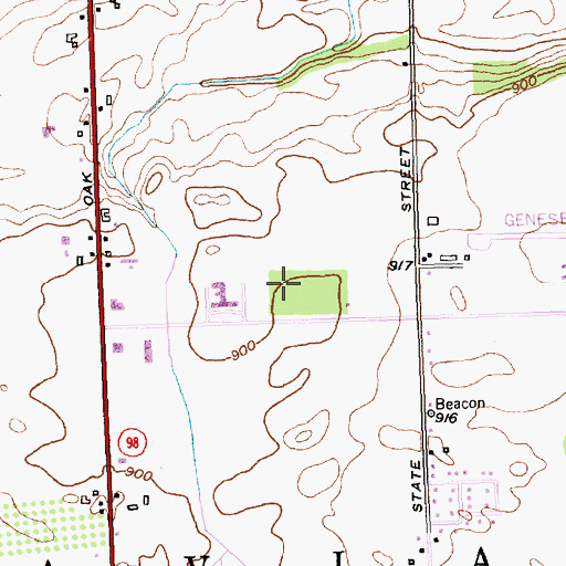 Topographic Map of Troop A Headquarters Heliport, NY