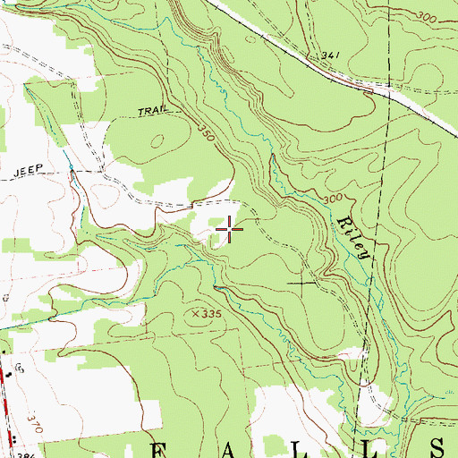 Topographic Map of Mountain View Airpark, NY
