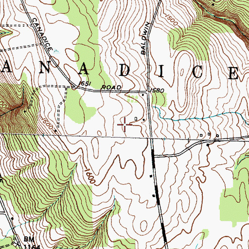 Topographic Map of Coye Field, NY