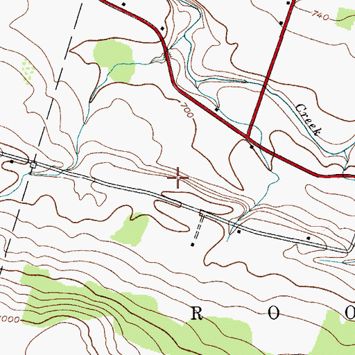 Topographic Map of Canajoharie Airport (historical), NY