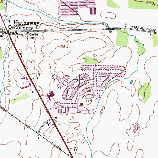 Topographic Map of Troop E Heliport, NY