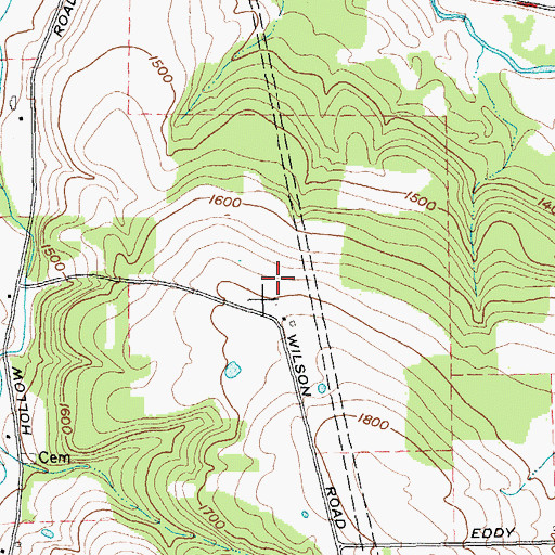 Topographic Map of Berdick Field, NY
