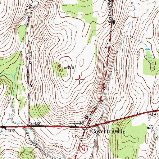 Topographic Map of Miller Field, NY