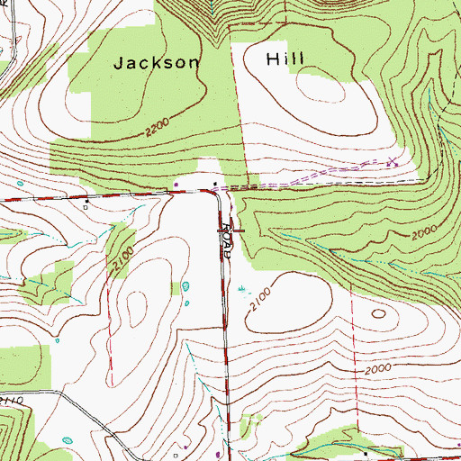 Topographic Map of Dew Airpark, NY