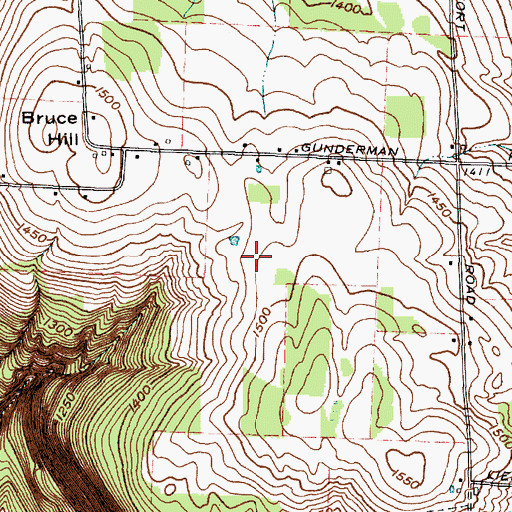 Topographic Map of Tom N' Jerry Airport, NY