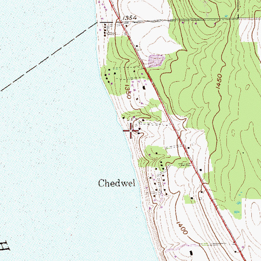 Topographic Map of Walker Seaplane Base, NY
