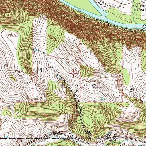 Topographic Map of Connelly Field (historical), NY