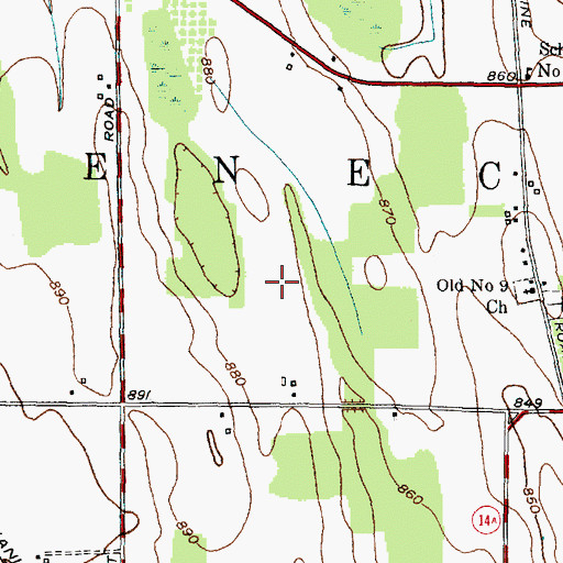 Topographic Map of Stape Field (historical), NY