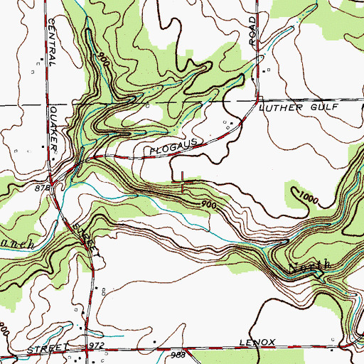 Topographic Map of Gibraltar Heliport, NY