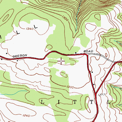 Topographic Map of Sky-Ranch Airport, NY