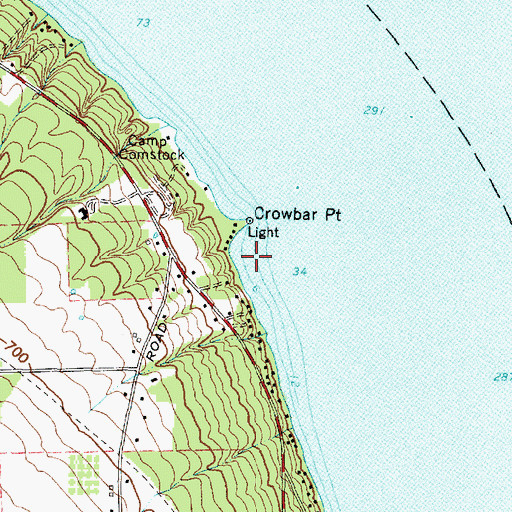 Topographic Map of McPherson Seaplane Base, NY