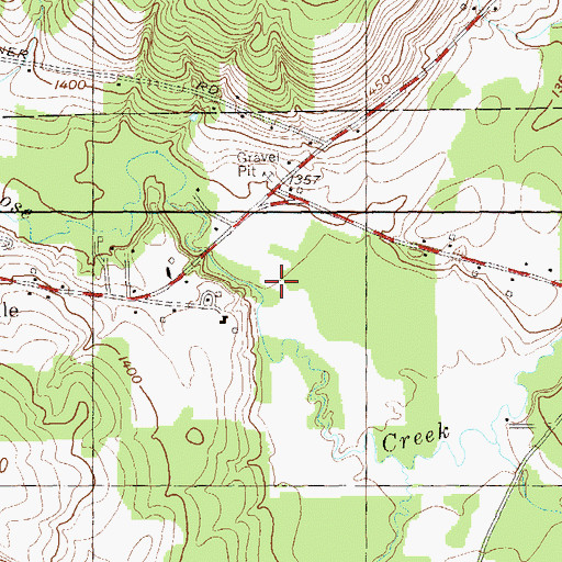 Topographic Map of Goose Creek Airport, NY