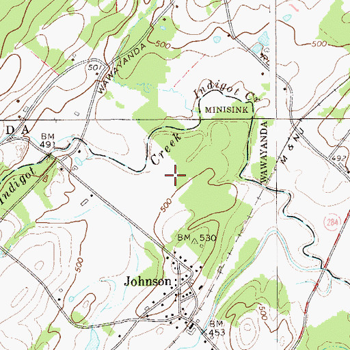Topographic Map of Slate Hill Heliport, NY