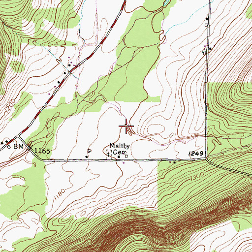 Topographic Map of Ultralight Flight Farm, NY