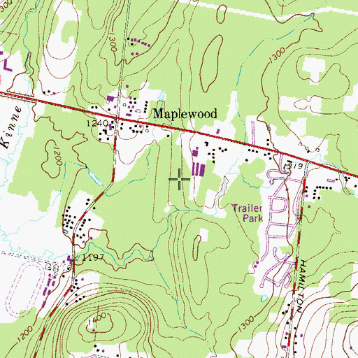Topographic Map of Wyde Heliport, NY