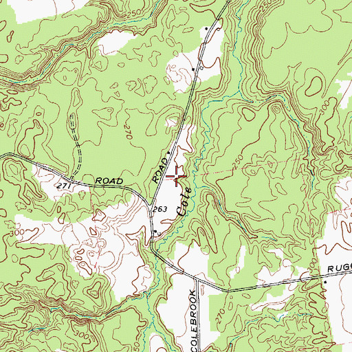 Topographic Map of Russell Field, NY