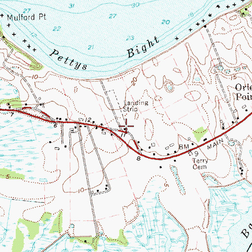 Topographic Map of Rose Field, NY