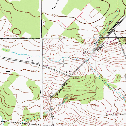 Topographic Map of Wenskoski Field, NY