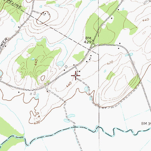 Topographic Map of Bastek Heliport, NY