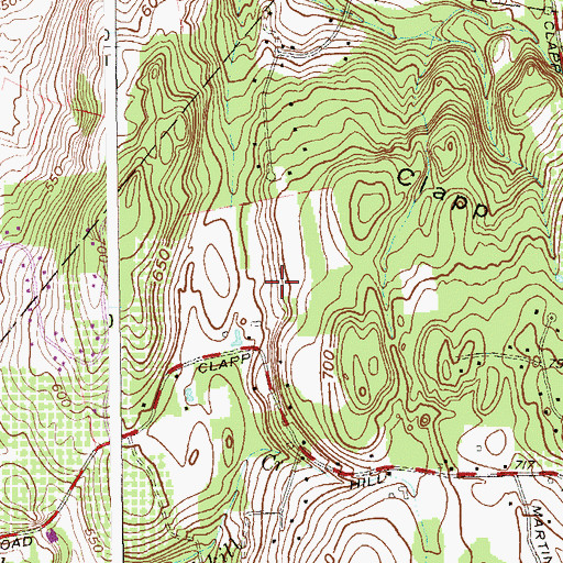 Topographic Map of Sherman Field, NY
