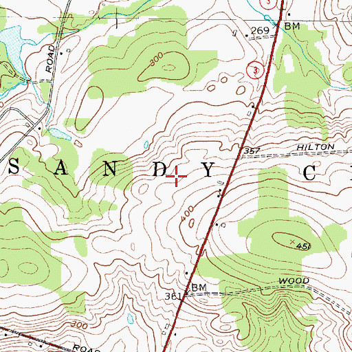 Topographic Map of Kidder Field (historical), NY