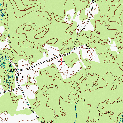 Topographic Map of Remsen City Airport, NY
