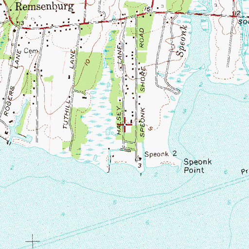 Topographic Map of Carters Heliport, NY
