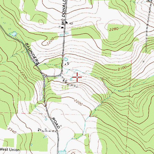 Topographic Map of A C Rochester Engineering Center Heliport, NY